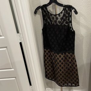 New with tags Black cocktail mini dress short sleeves.